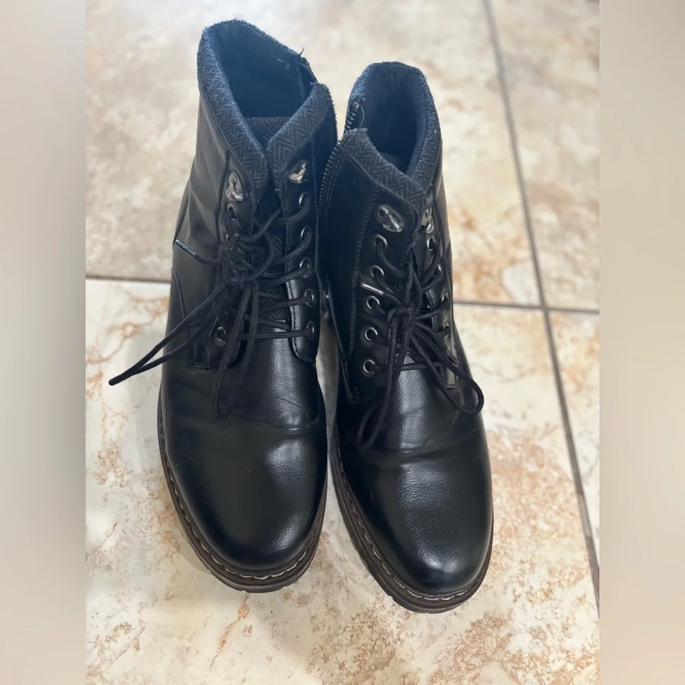 Madden Black Men's Leather Boots